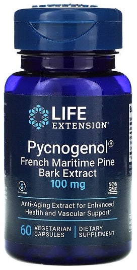 Pycnogenol French Maritime Pine Bark Extract, 100mg - 60 vcaps - Life Extension