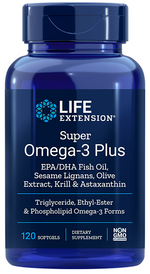 Super Omega-3 Plus - 120 softgels - Life Extension