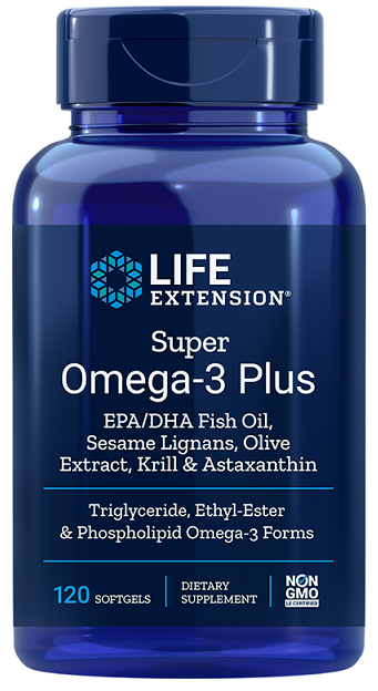 Super Omega-3 Plus - 120 softgels - Life Extension