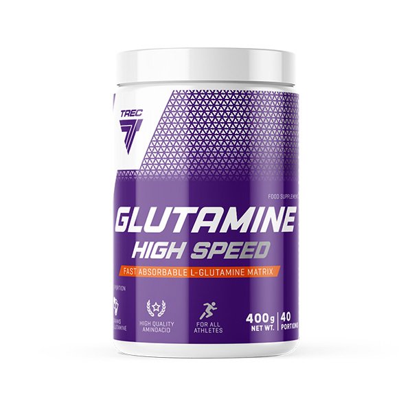 Glutamine High Speed, Cherry-Blackcurrant - 400 grams - Trec Nutrition