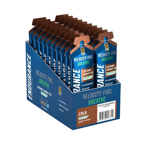 Endurance Breathe Isotonic Energy Gel, Cola - 20 x 60g - Applied Nutrition