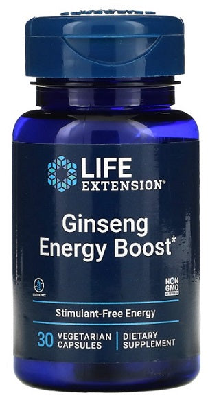 Ginseng Energy Boost - 30 vcaps - Life Extension