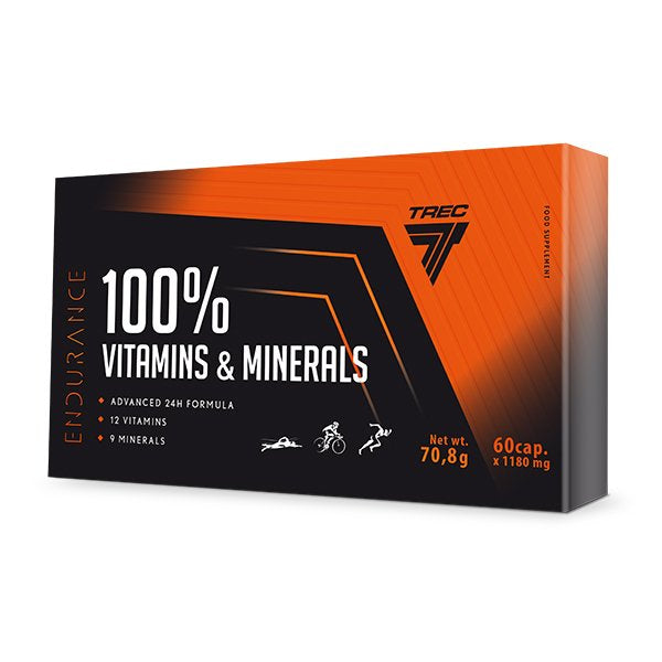 Enudrance 100% Vitamins & Minerals - 60 caps - Trec Nutrition