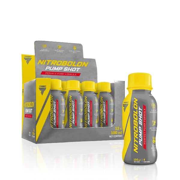 NitroBolon Pump Shot, Cherry (EAN 5902114041403) - 12 x 100 ml. - Trec Nutrition