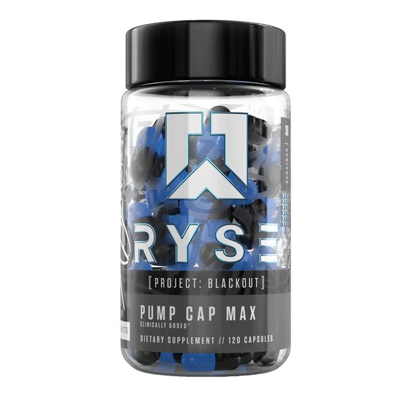 Pump Cap Max - Project Blackout - 120 caps - RYSE