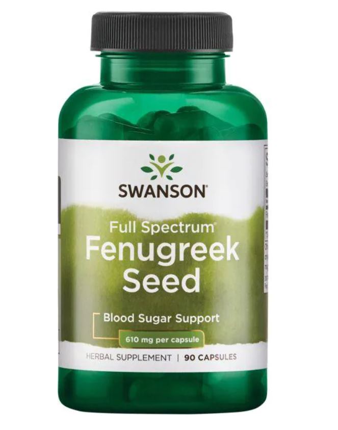 Fenugreek Seed, 610mg - 90 caps - Swanson