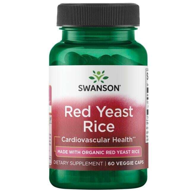 Red Yeast Rice, 600mg - 60 vcaps - Swanson