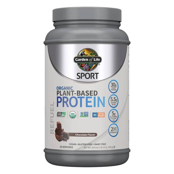 Sport Plant-Based Protein, Chocolate - 840 grams - Garden of Life