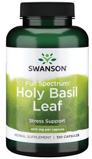 Holy Basil Leaf, 400mg - 120 caps - Swanson