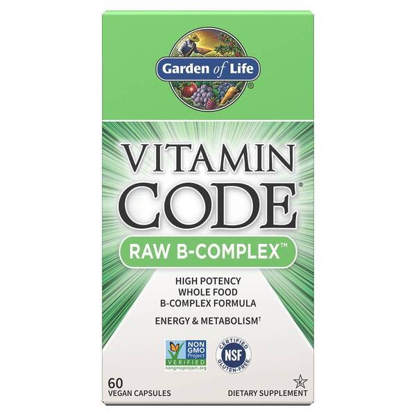 Vitamin Code Raw B-Complex - 60 vegan caps - Garden of Life