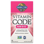 Vitamin Code Raw B-12 - 30 vegan caps - Garden of Life