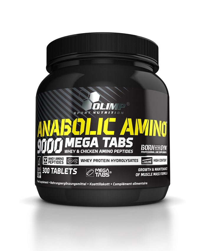 Anabolic Amino 9000, Mega Tabs - 300 tablets - Olimp Nutrition