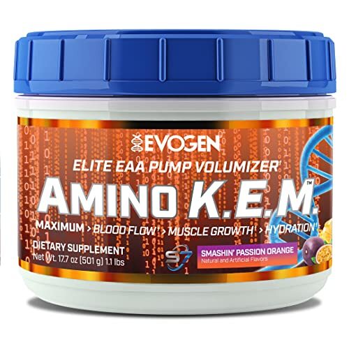 Amino K.E.M. EAA, Smashin' Passion Orange - 501 grams - Evogen