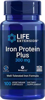 Iron Protein Plus, 300mg - 100 vcaps - Life Extension