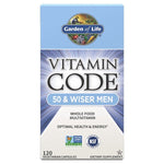 Vitamin Code 50 & Wiser Men - 120 vcaps - Garden of Life
