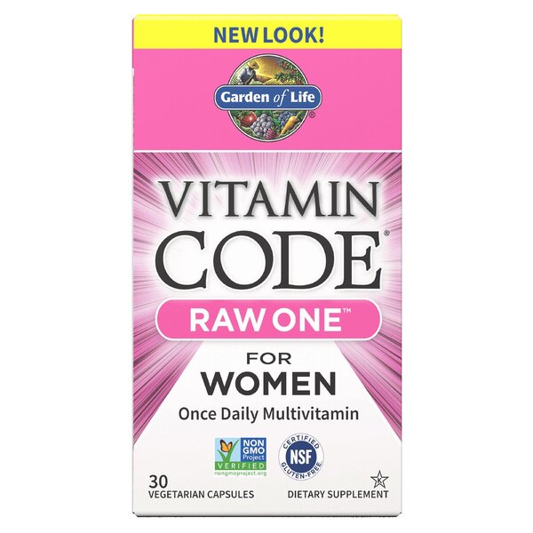 Vitamin Code RAW ONE for Women - 30 vcaps - Garden of Life