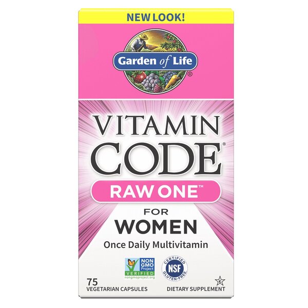 Vitamin Code RAW ONE for Women - 75 vcaps - Garden of Life