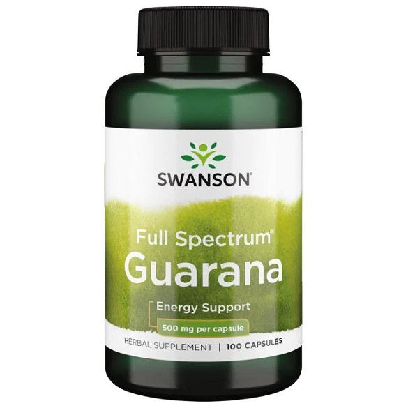 Full Spectrum Guarana, 500mg - 100 caps - Swanson