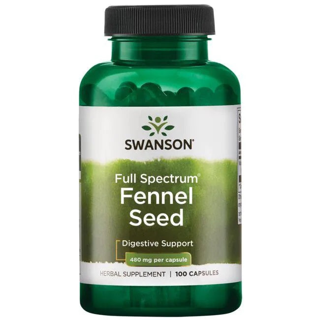 Full Spectrum Fennel Seed, 480mg - 100 caps - Swanson