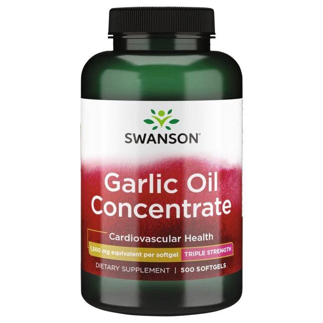 Garlic Oil Concentrate, 1500mg - 500 softgels - Swanson