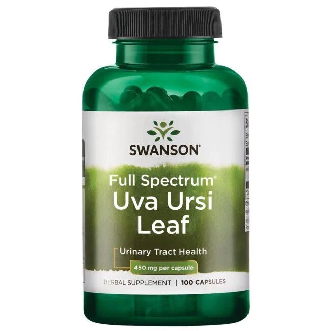 Full Spectrum Uva Ursi Leaf, 450mg - 100 caps - Swanson