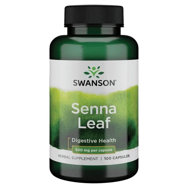Senna Leaf, 500mg - 100 caps - Swanson