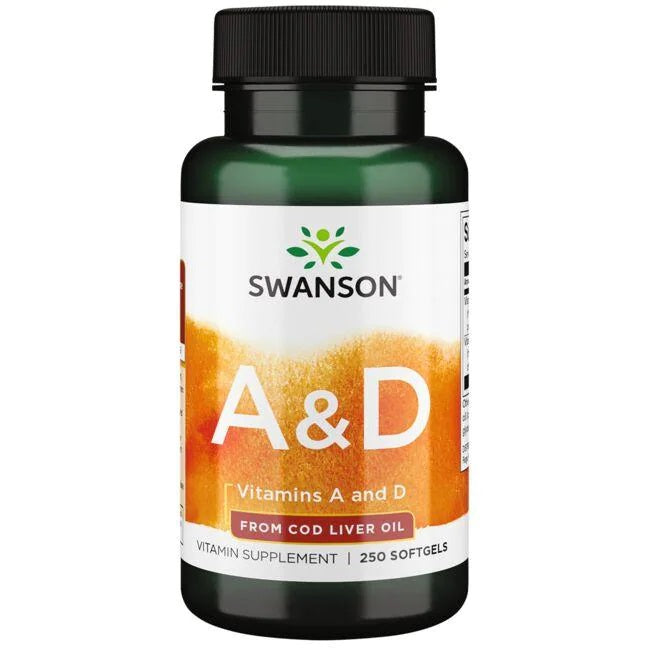 Vitamins A & D - 250 softgels - Swanson