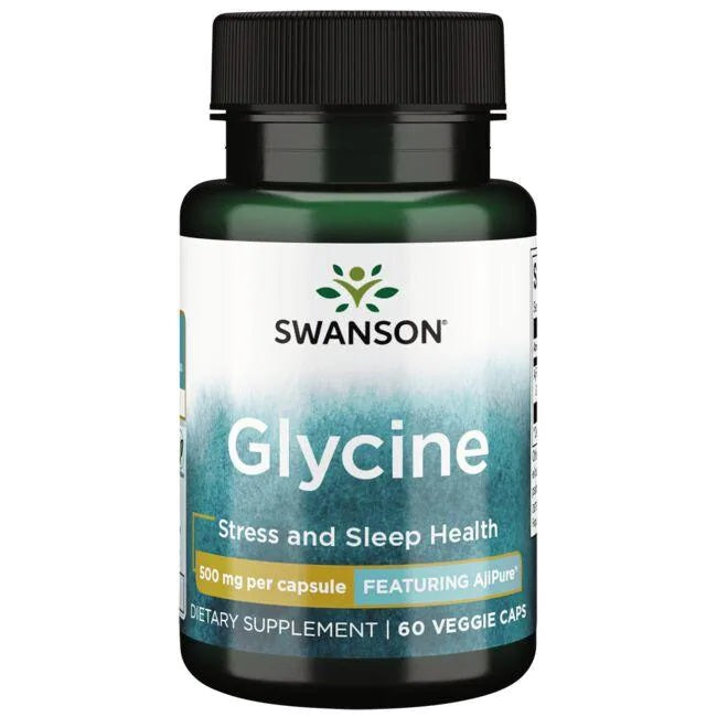 Glycine, 500mg - 60 vcaps - Swanson