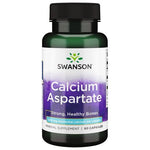 Calcium Aspartate, 200mg Elemental Calcium - 60 caps - Swanson