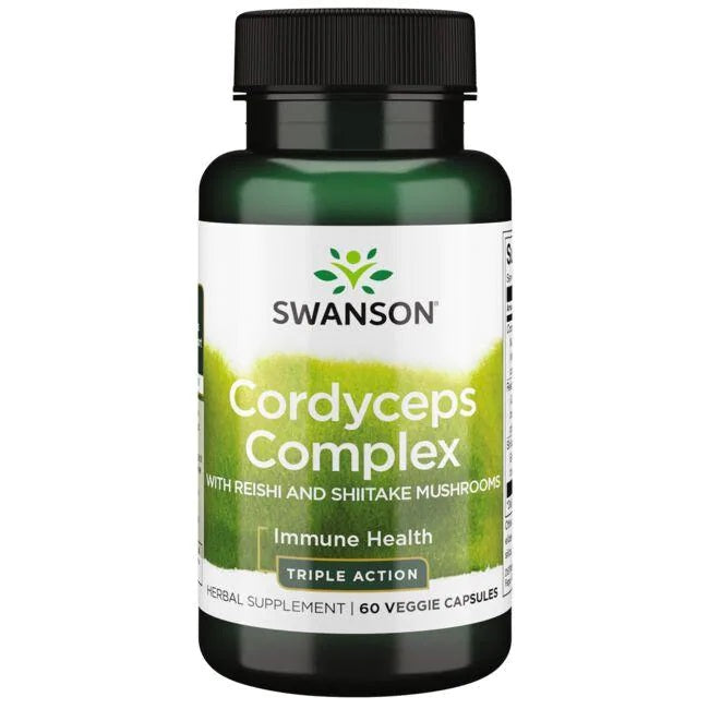 Cordyceps Complex with Reishi and Shiitake Mushrooms - 60 vcaps - Swanson