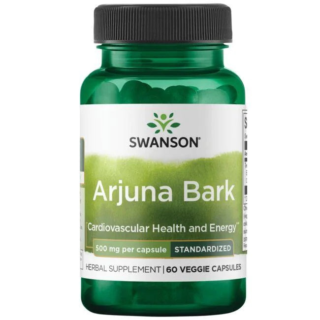 Arjuna Bark, 500mg - 60 vcaps - Swanson