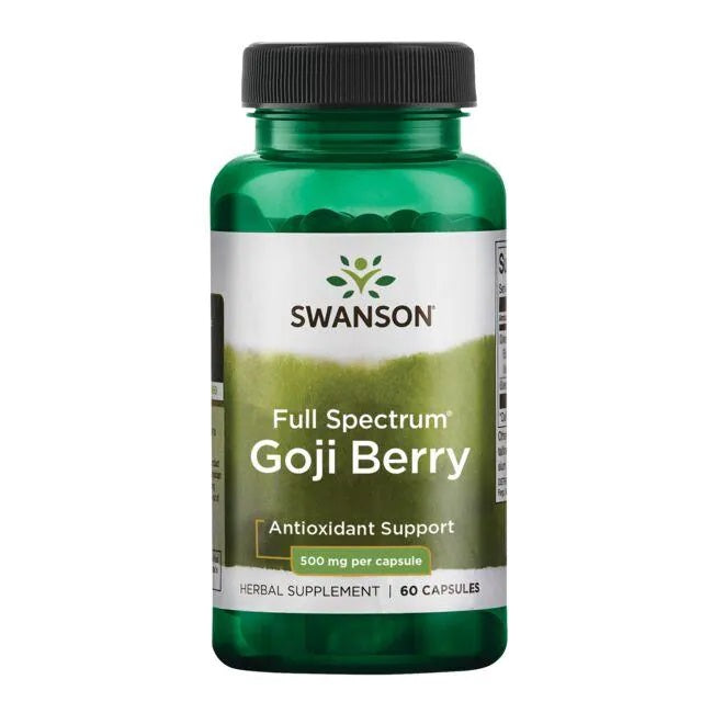 Full Spectrum Goji Berry, 500mg - 60 caps - Swanson