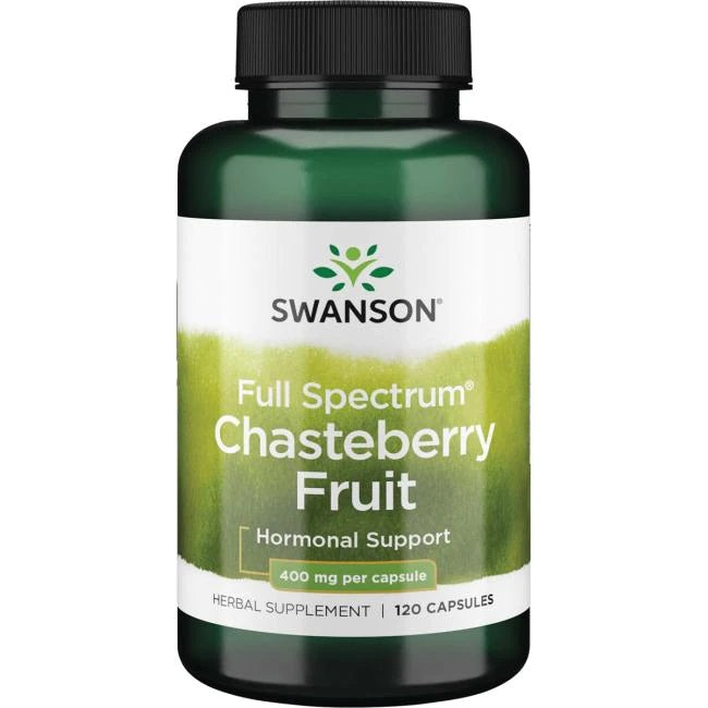 Full Spectrum Chasteberry Fruit, 400mg - 120 caps - Swanson