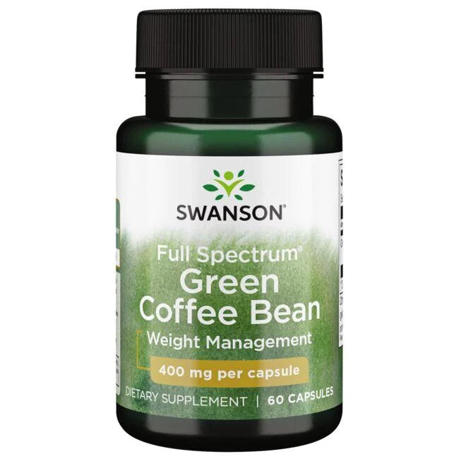 Full Spectrum Green Coffee Bean, 400mg - 60 caps - Swanson