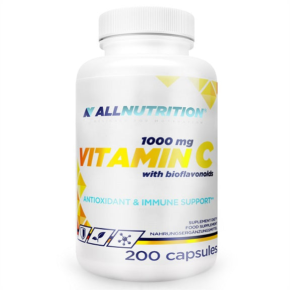 Vitamin C with Bioflavonoids, 1000mg - 200 caps - Allnutrition