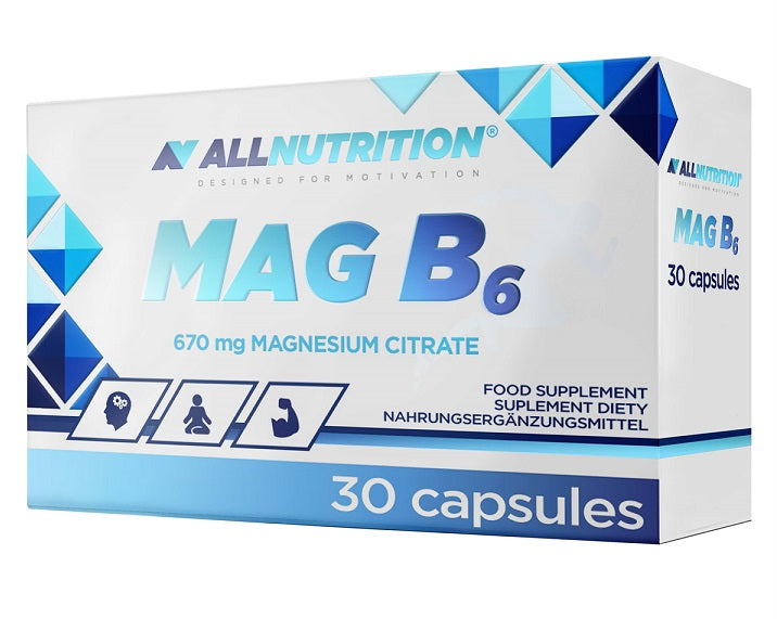 MAG B6, 670mg - 30 caps - Allnutrition