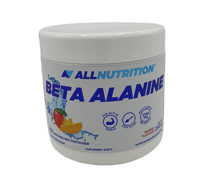 Beta Alanine, Mango - 250 grams - Allnutrition