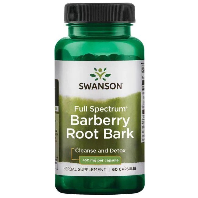 Full Spectrum Barberry Root Bark, 450mg - 60 caps - Swanson
