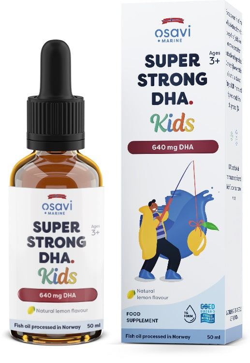 Super Strong DHA Kids, 640mg DHA (Lemon) - 50 ml. - Osavi