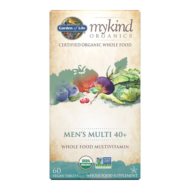 Mykind Men's Multi 40+ - 60 vegan tablets - Garden of Life