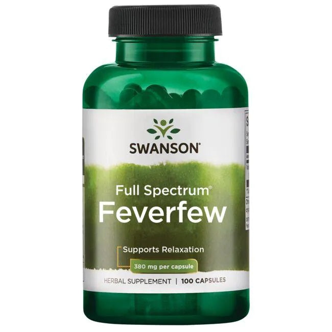 Full Spectrum Feverfew, 380mg - 100 caps - Swanson