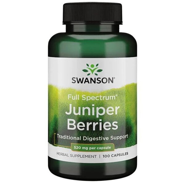 Full Spectrum Juniper Berries, 520mg - 100 caps - Swanson