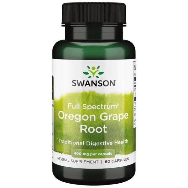 Full Spectrum Oregon Grape Root, 400mg - 60 caps - Swanson