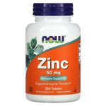 Zinc, 50mg - 250 tablets - NOW Foods