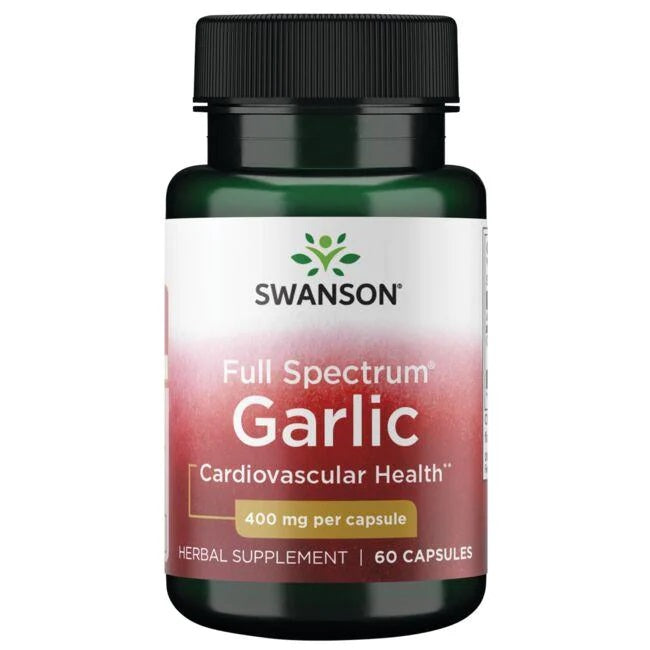 Full Spectrum Garlic, 400mg - 60 caps - Swanson