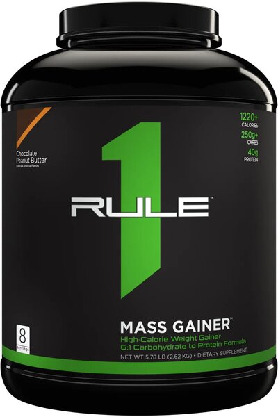 Mass Gainer, Chocolate Peanut Butter - 2620 grams - Rule One