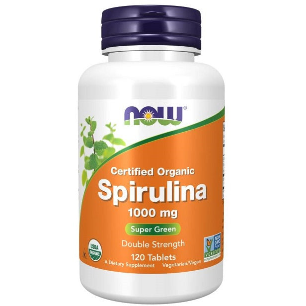 Spirulina, 1000mg - 120 tablets - NOW Foods