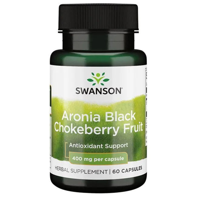 Aronia Black Chokeberry Fruit, 400mg - 60 caps - Swanson