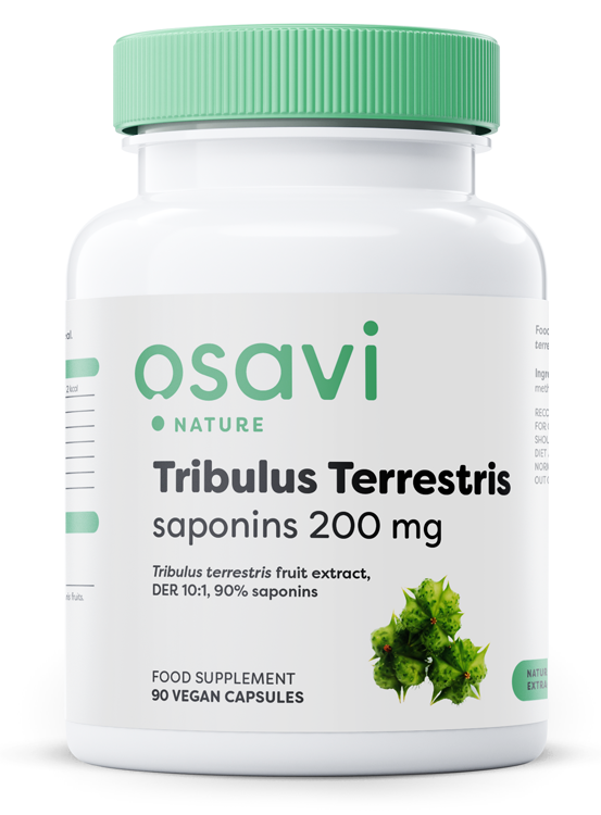 Tribulus Terrestris, Saponins 200mg - 90 vegan caps - Osavi