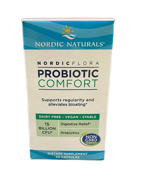 Nordic Flora Probiotic Comfort, 15 billion CFU - 30 caps - Nordic Naturals